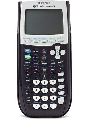 Graphing Calculator TI-84 Plus - High-Performance, Renewed, Black Color